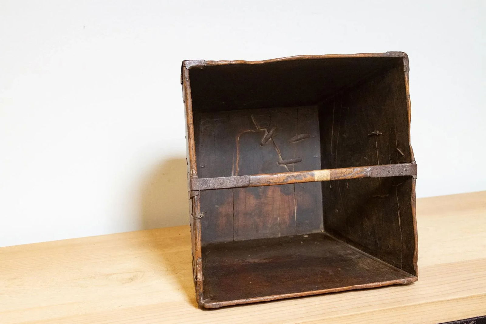 Old Wood Rice Harvesting Basket - 6