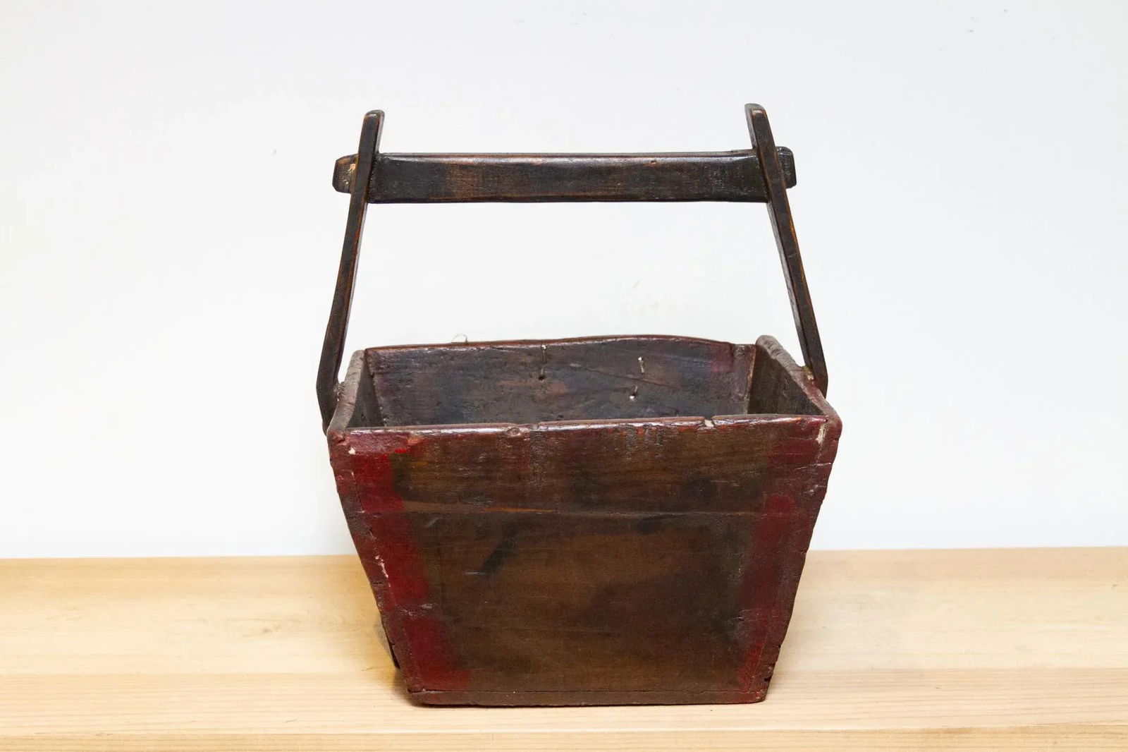 Rustic Charm Wood Fruit Basket - 3