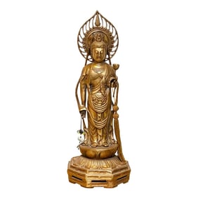 Mid 20th Century Tall Japanese Buddha