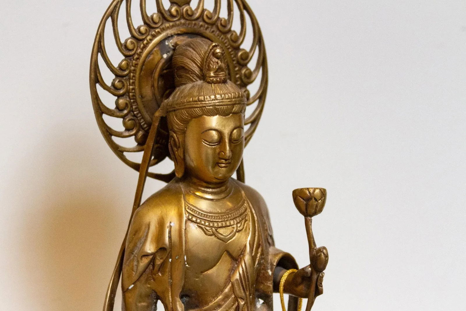 Mid 20th Century Tall Japanese Buddha - 4