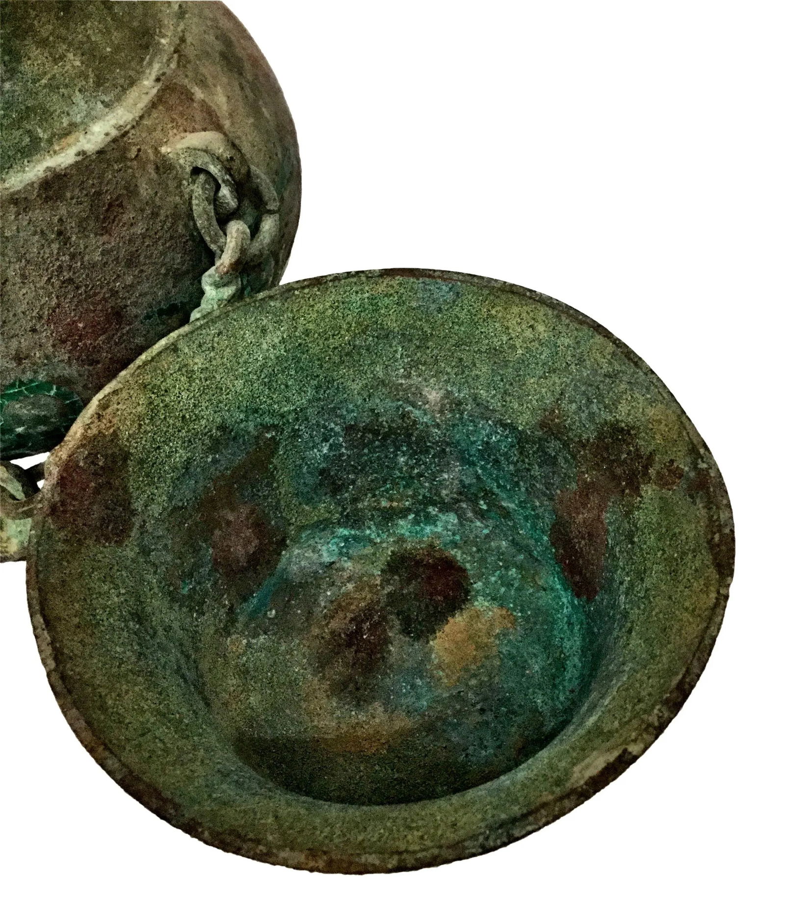 Antique Bronze Eastern Asia Wine Pot With Cup - 11