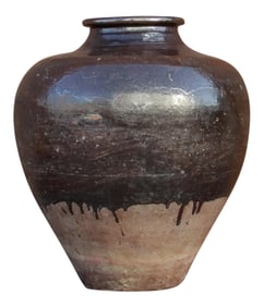 Antique Large Martaban Glazed Jar