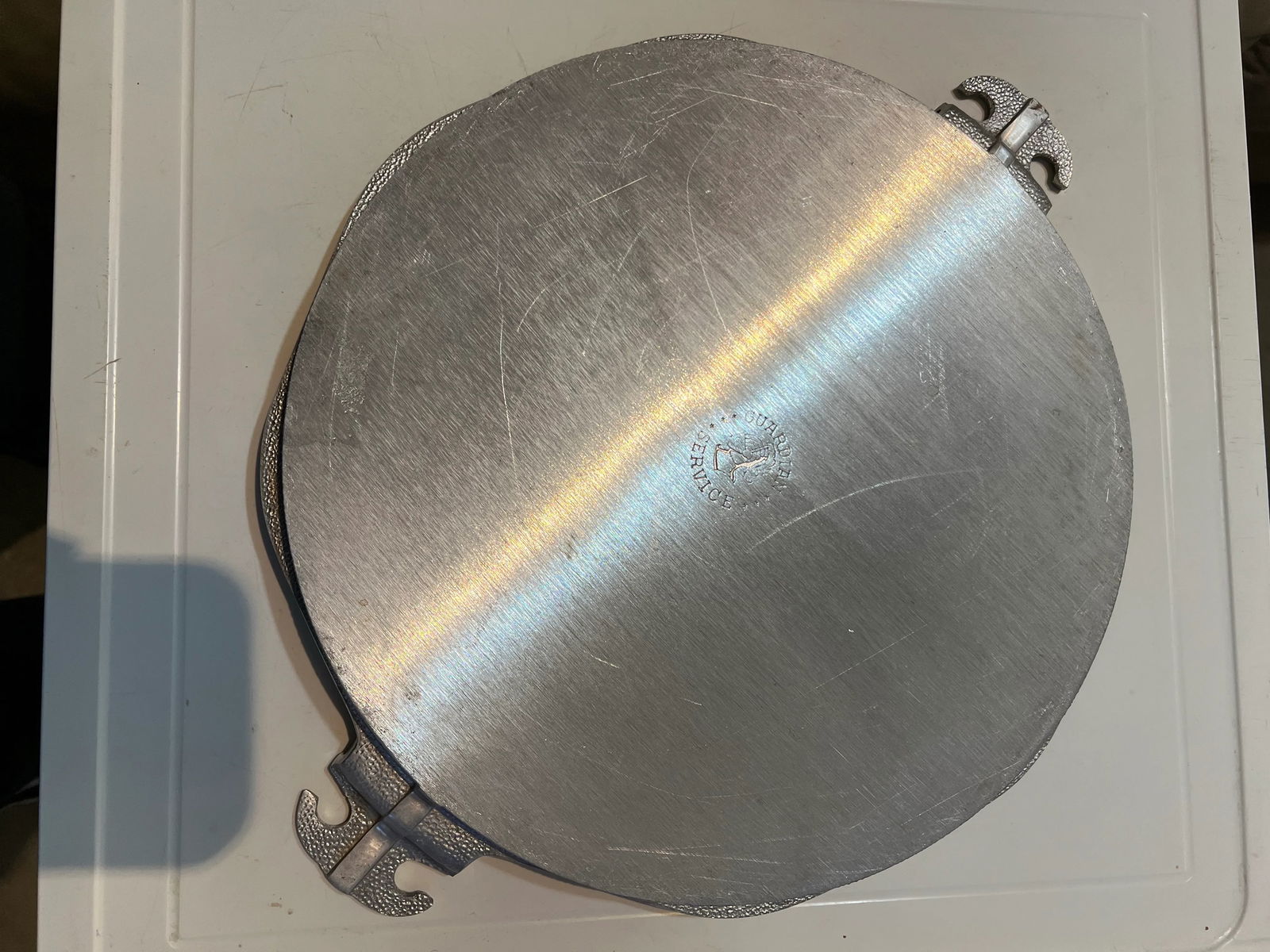 Vintage Guardian Round Griddle Platter Tray - 3
