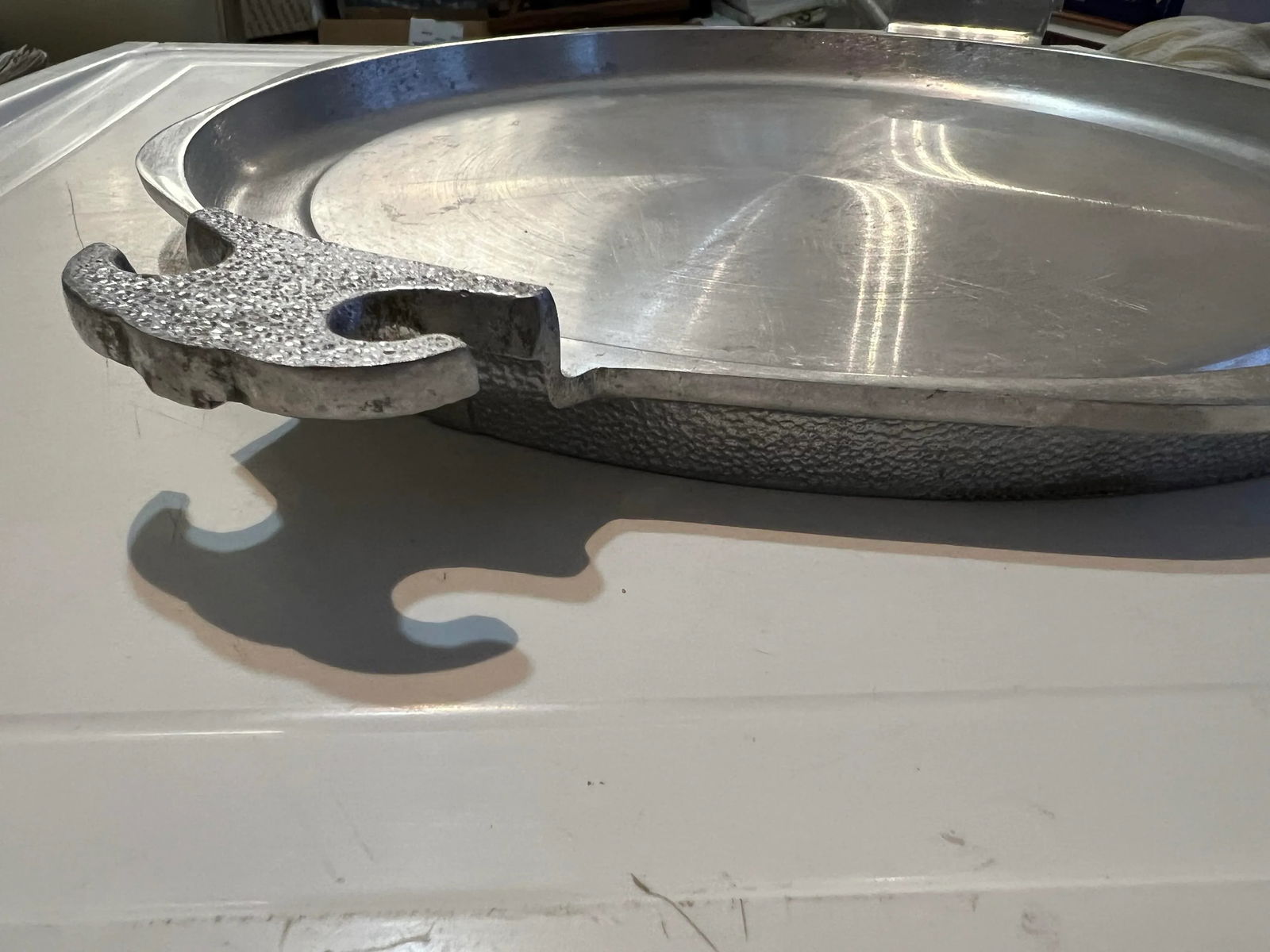 Vintage Guardian Round Griddle Platter Tray - 5