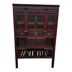 Late 19th Century Antique Chinese Kitchen Pantry