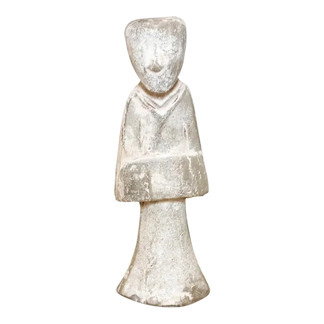 Antique White Court Lady Pottery Figure (1 of 8)