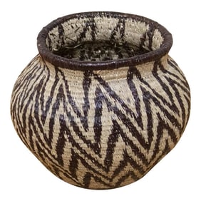 Vintage Petite Embera Basket From Panama