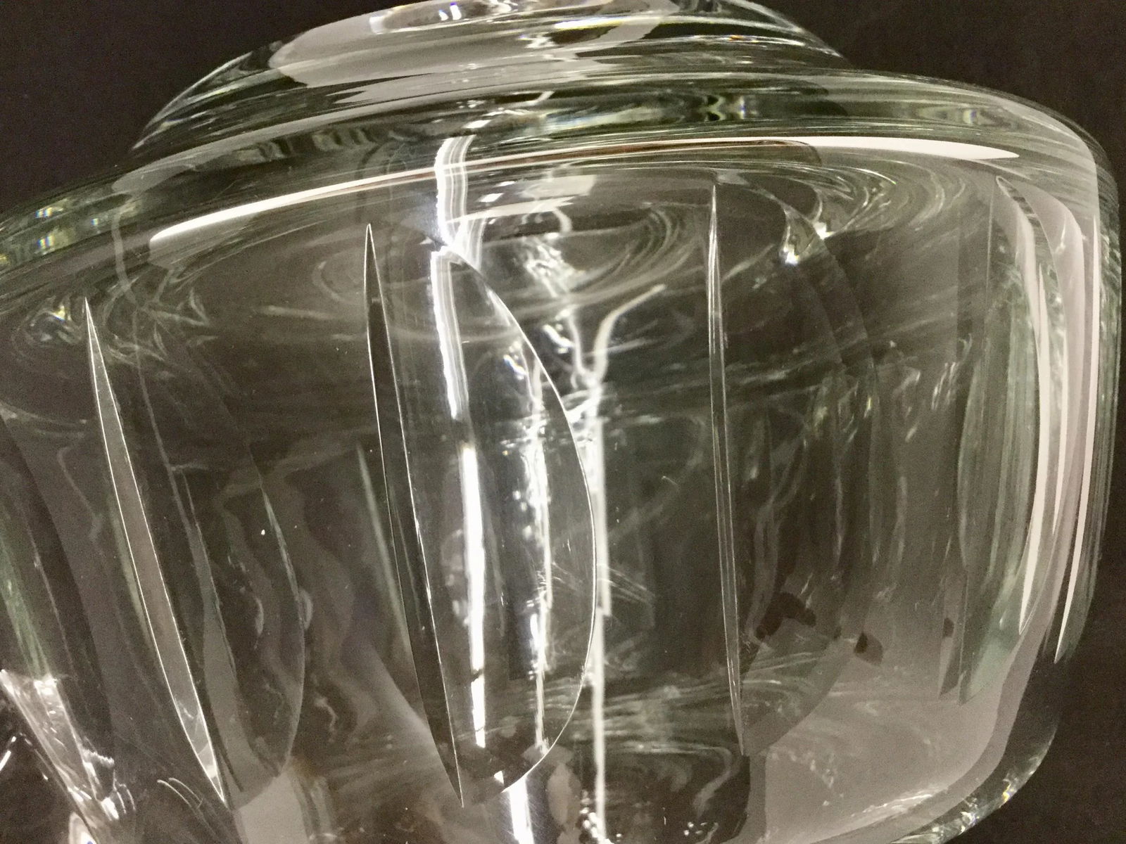 Art Deco Style Crystal Pitcher - 6
