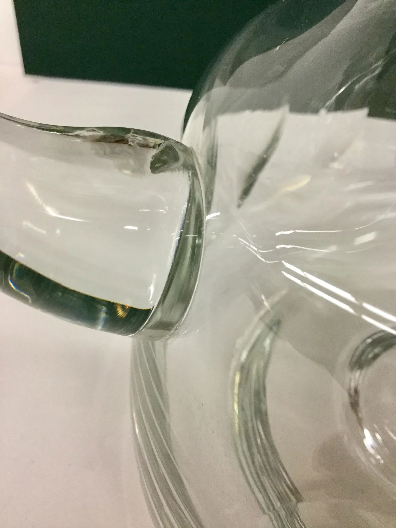 Art Deco Style Crystal Pitcher - 9