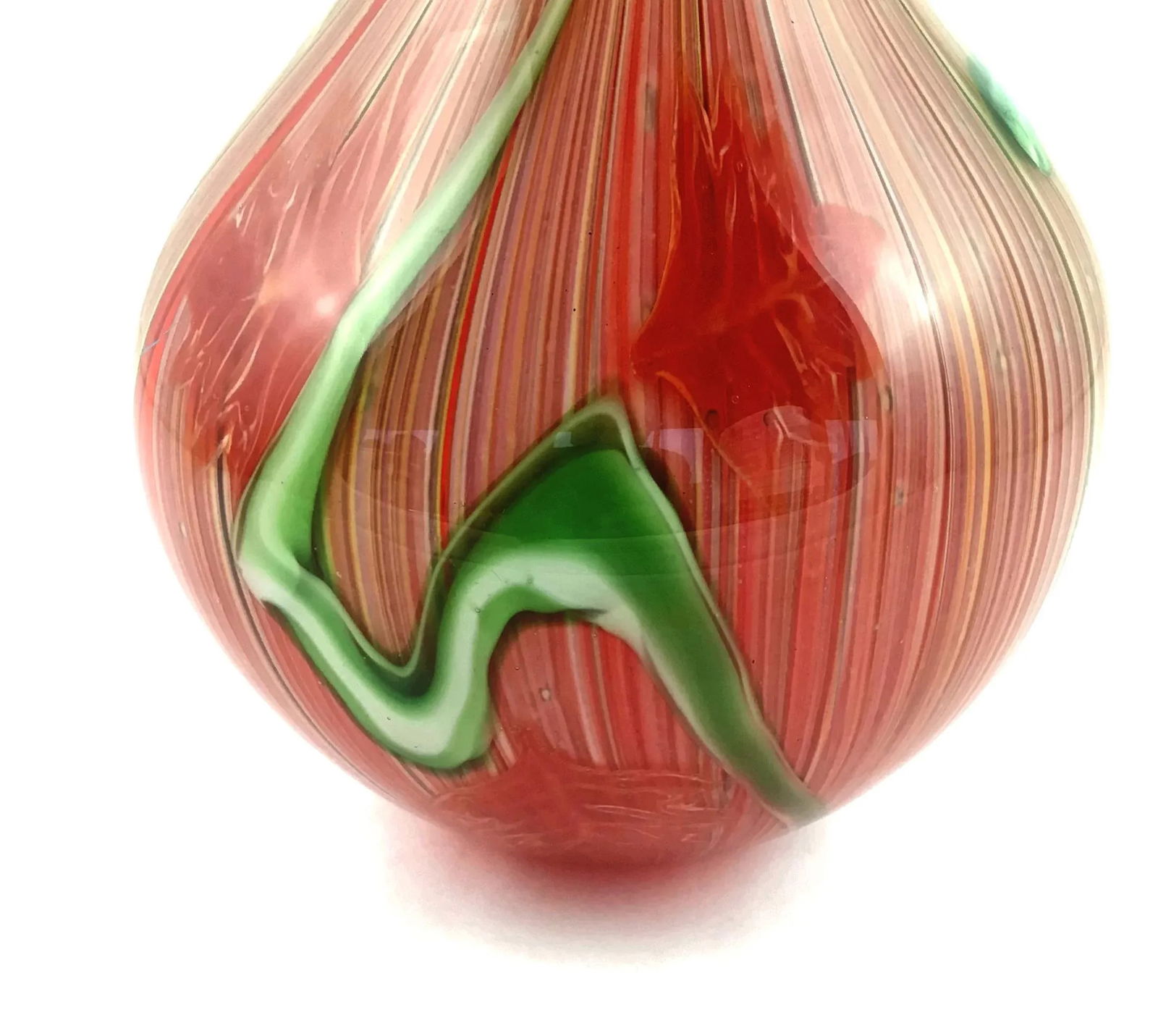 Vintage Murano Glass Vase With Millefiore Detail - 12