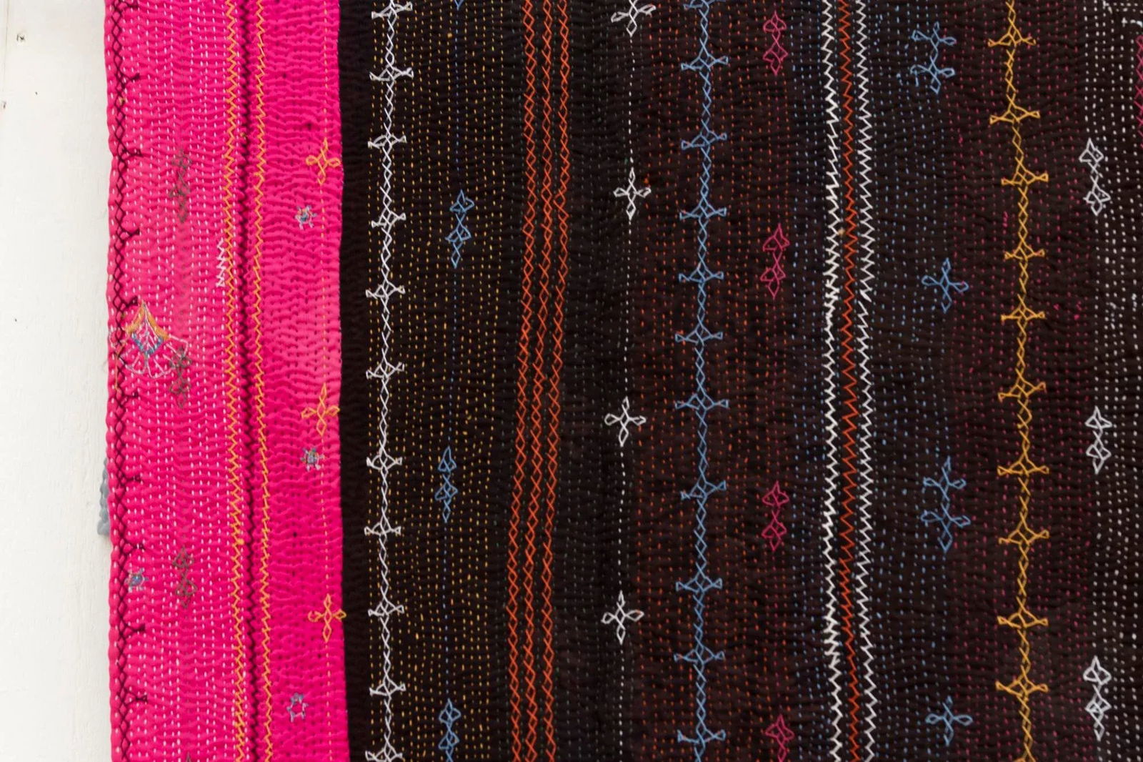 Antique Vibrant Sindh Nomadic Quilt - 4