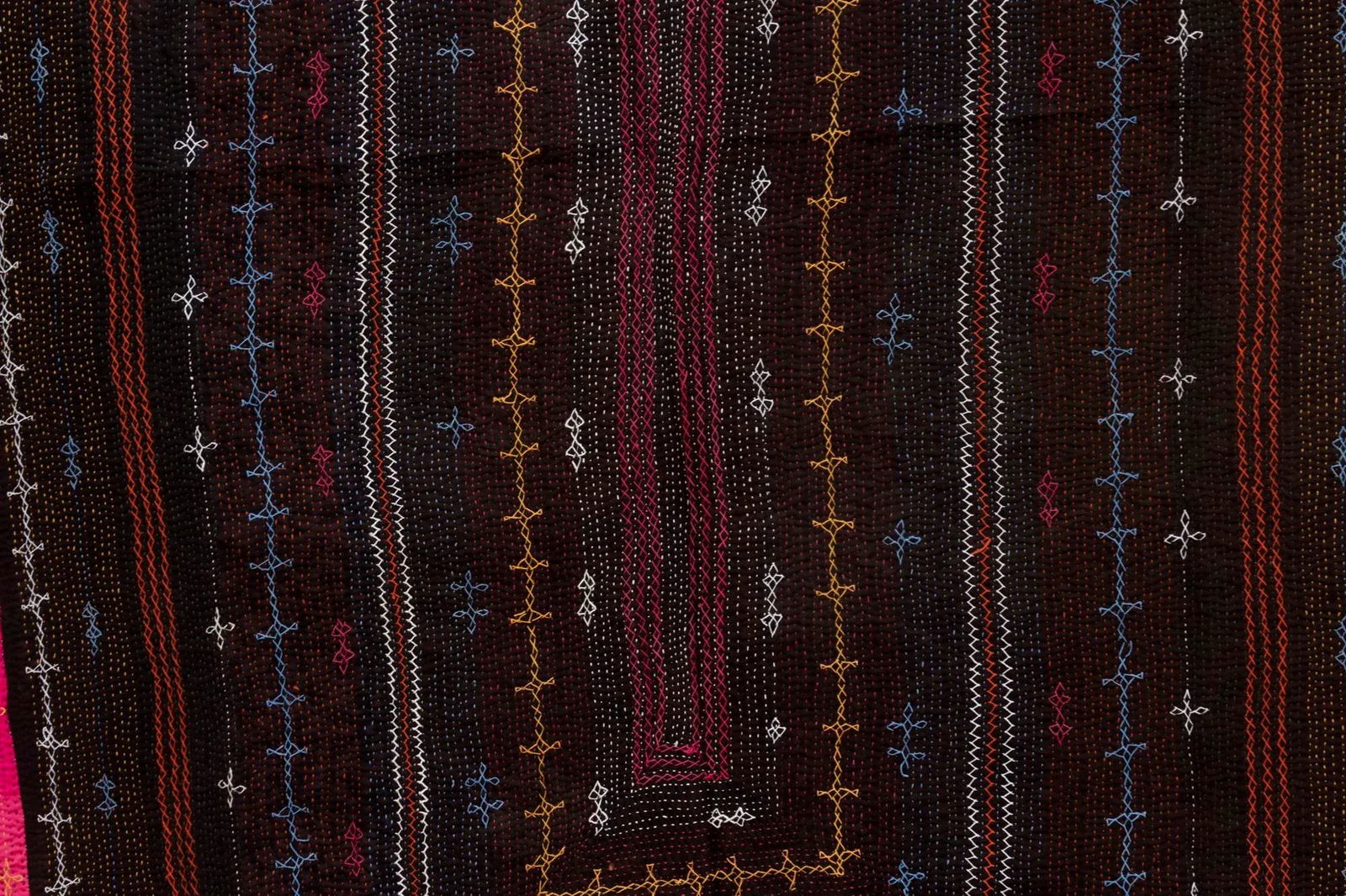 Antique Vibrant Sindh Nomadic Quilt - 6