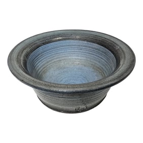 Monumental Pacific Stoneware Bennett Welsh Signed Bowl