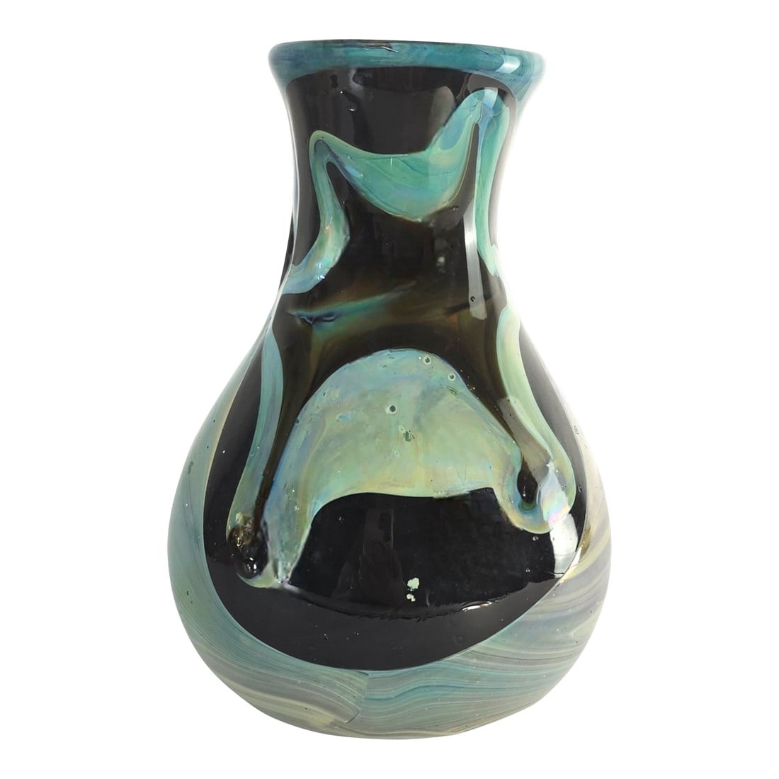 David Camner Art Glass Iridescent Vase (1 of 8)