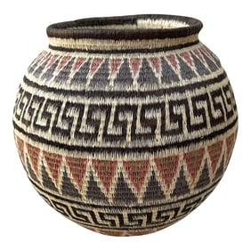 Handwoven Tribal Embera Basket