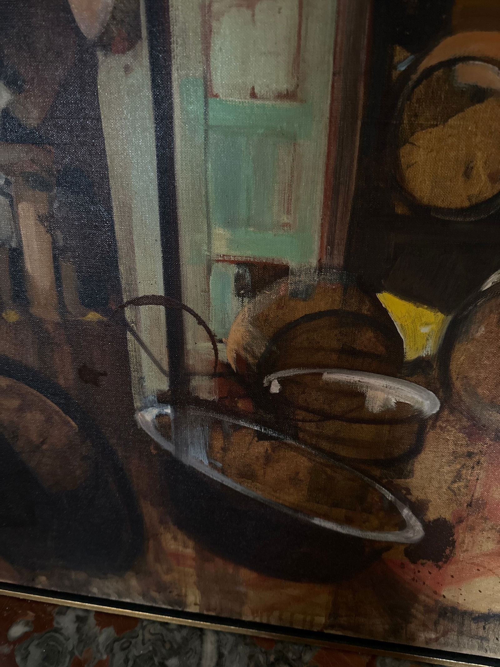 Glenna Putt Oil Painting 1970s Copper Souk Essaouira Morocco Fes, Marrakech, Moroccan Scene - 10