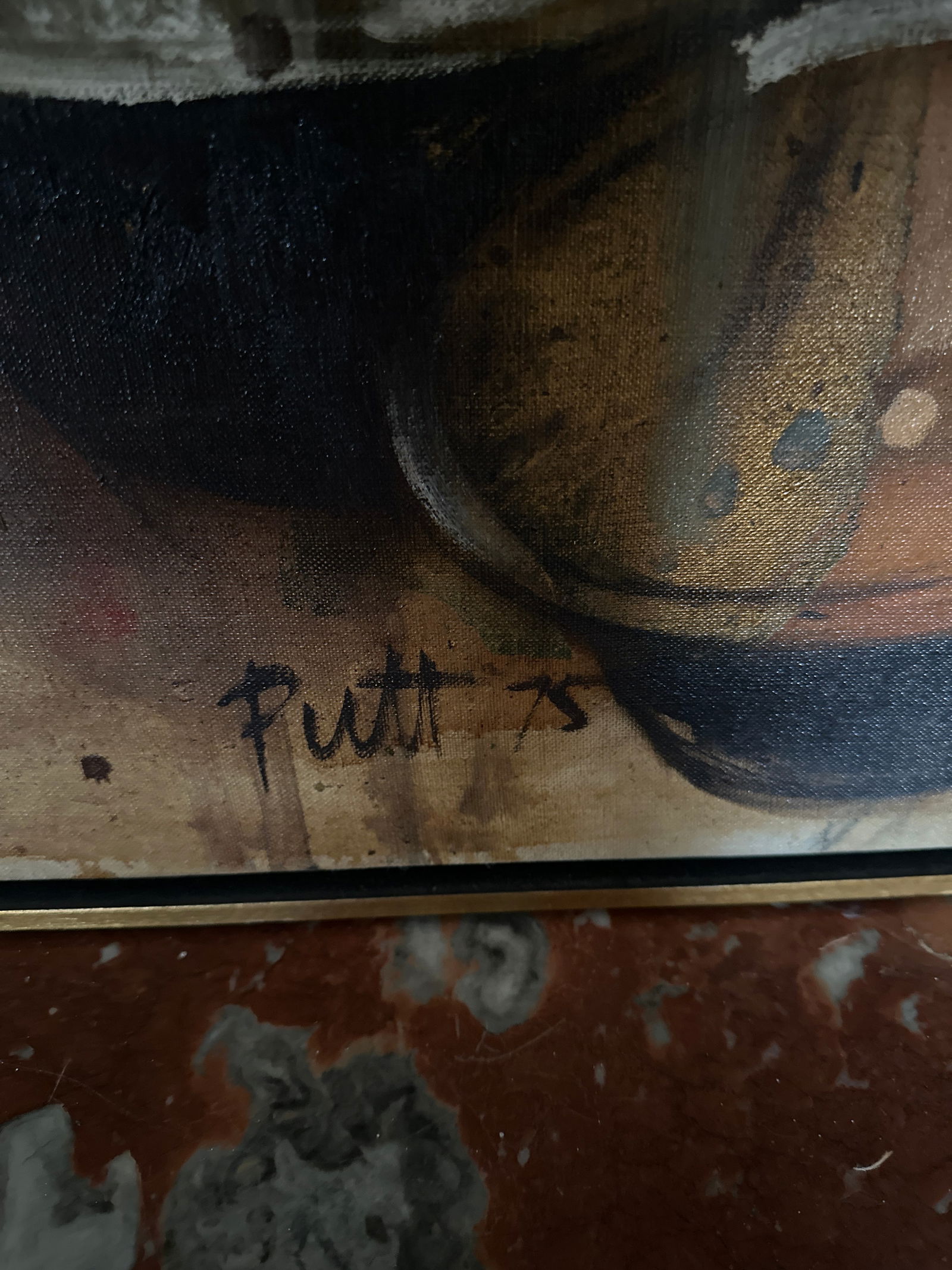 Glenna Putt Oil Painting 1970s Copper Souk Essaouira Morocco Fes, Marrakech, Moroccan Scene - 7