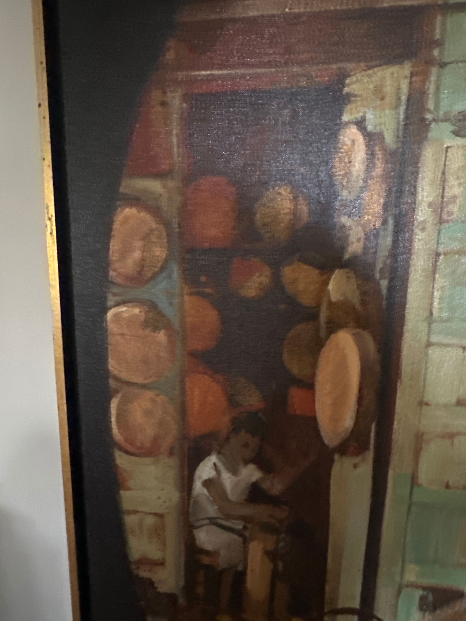 Glenna Putt Oil Painting 1970s Copper Souk Essaouira Morocco Fes, Marrakech, Moroccan Scene - 9