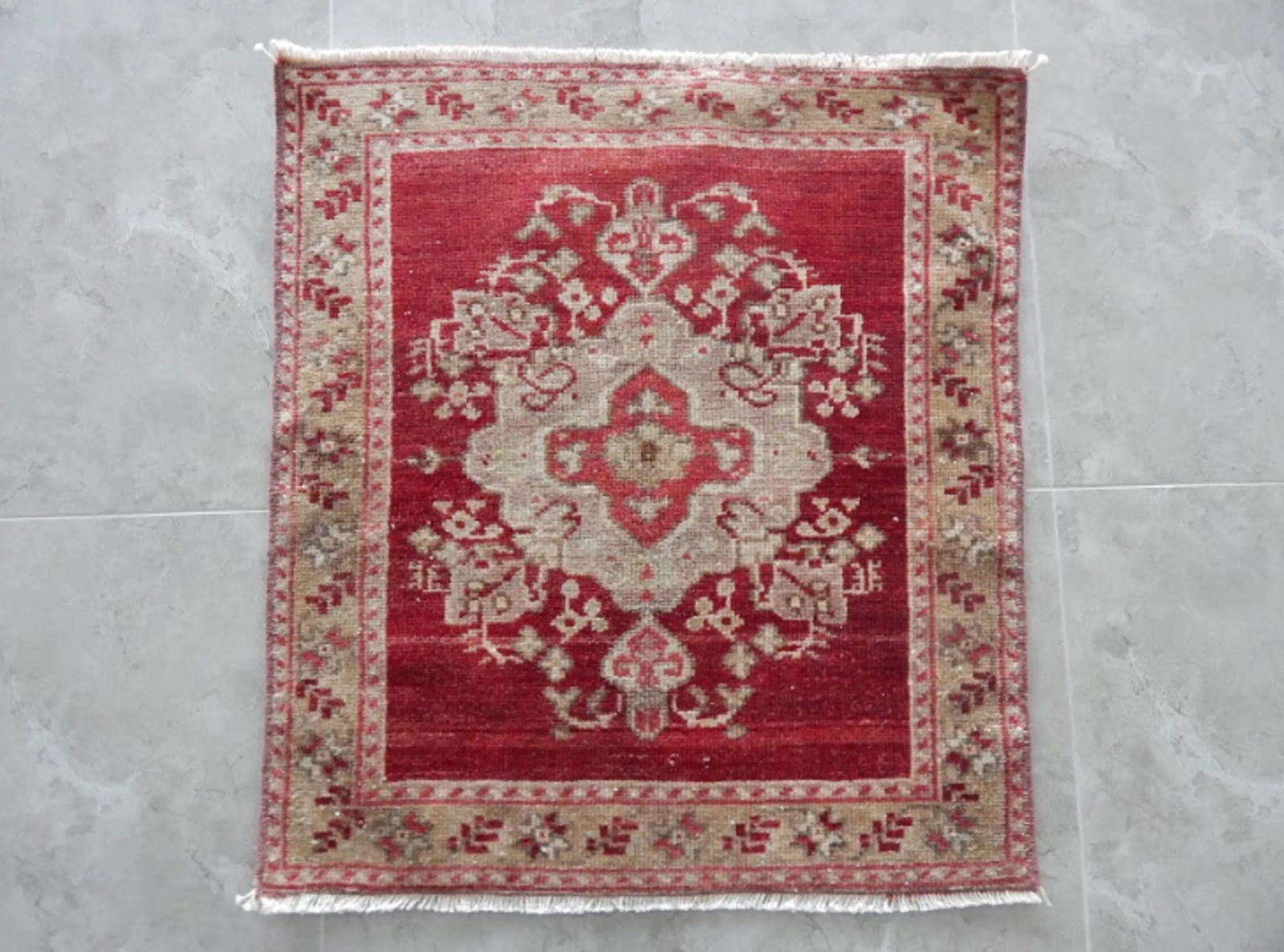 1970s Vintage Miniature Turkish Rugs - a Pair - 6