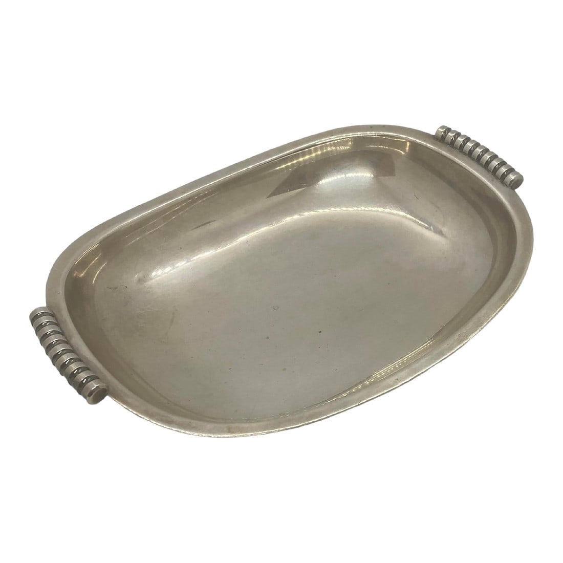1960s Cohr Danish Alta Mid-Century Modern Silver Plate Epns Oval Serving Bowl (1 of 12)