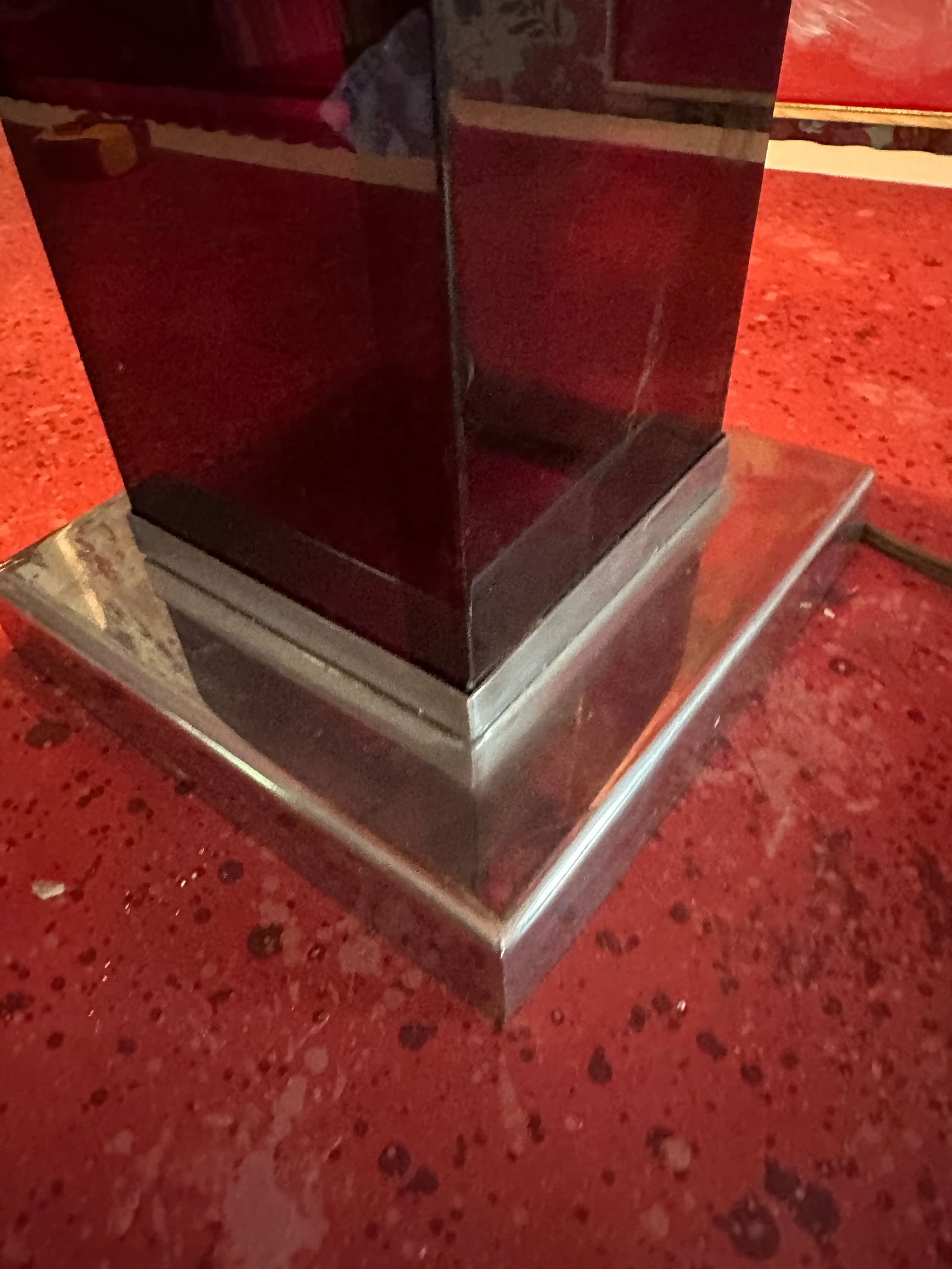 1970s French Faux Tortoise Shell Lucite Hollywood Regency Lamp - 2