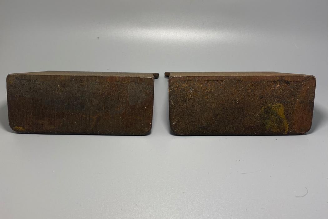 1920 Bradley Hubbard Egyptian Revival Sphinx Bronze Bookends- Set of 2 - 3