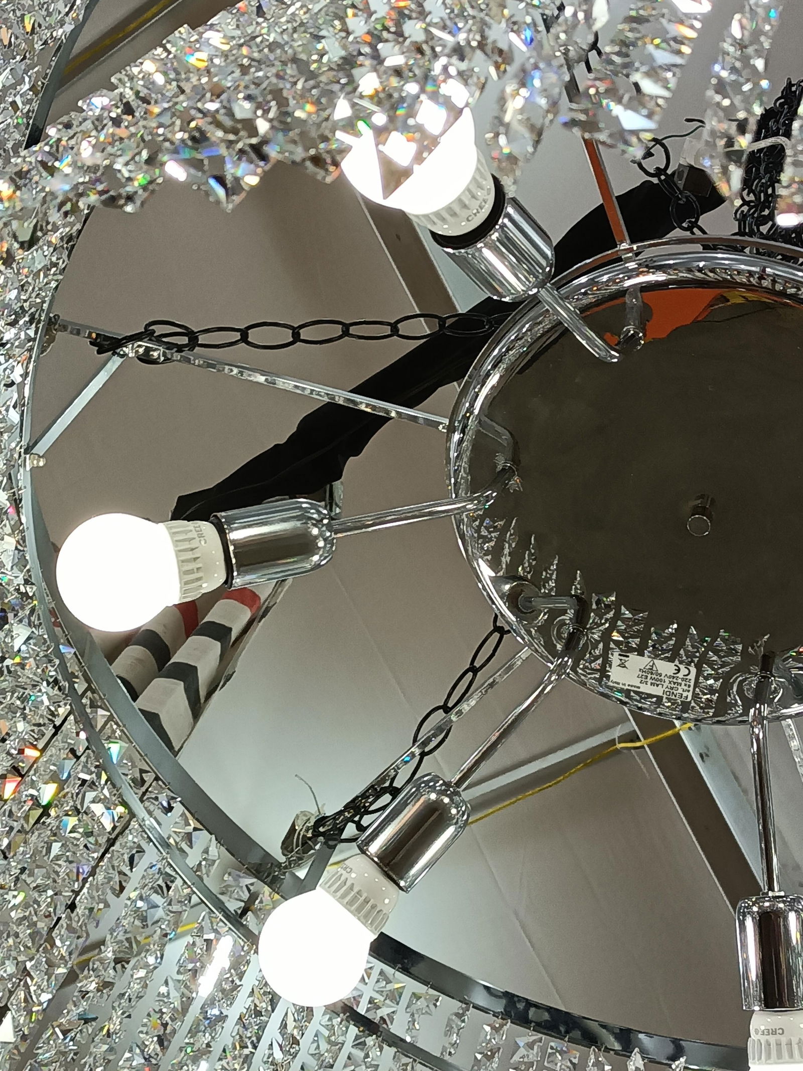 Vintage Fendi Crystal Swarovski Chandelier - 7