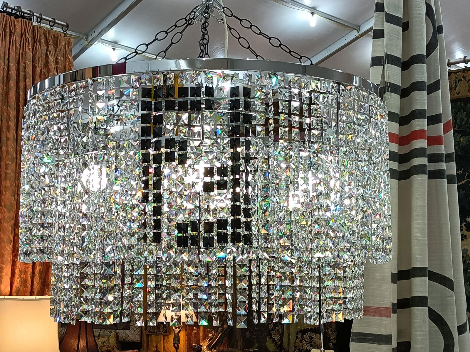 Vintage Fendi Crystal Swarovski Chandelier - 9