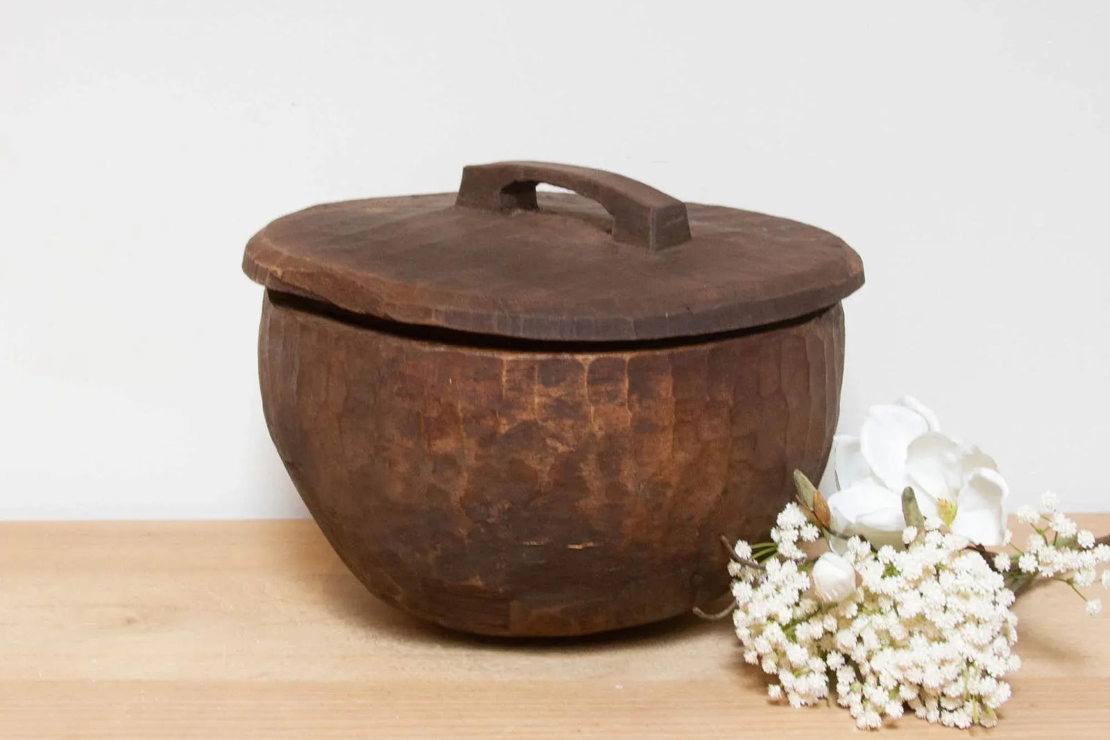 Oversized Rustic Naga Rounded Bowl - 2