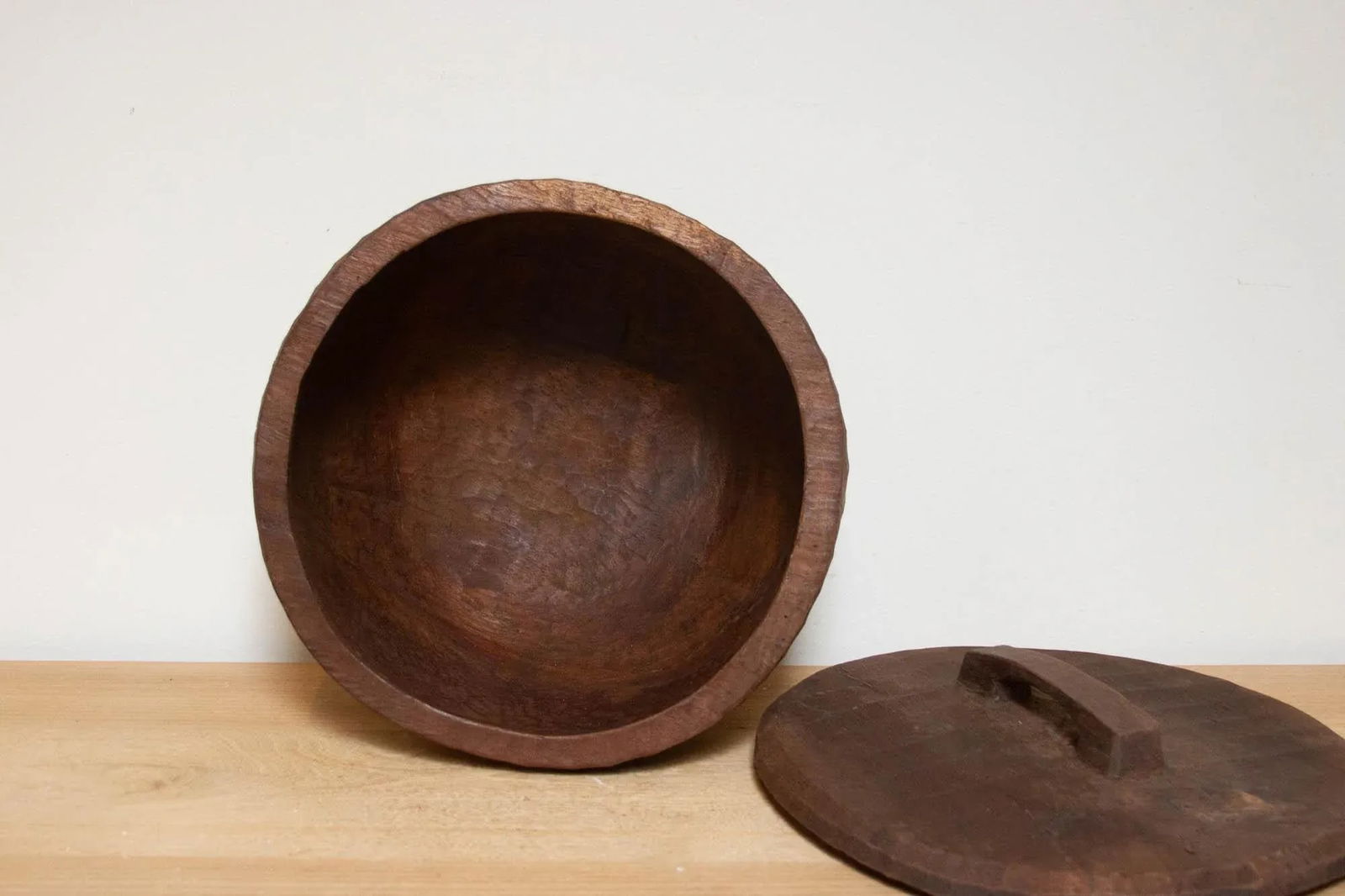 Oversized Rustic Naga Rounded Bowl - 4