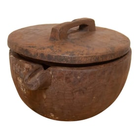 Antique Naga Tureen Wood Bowl