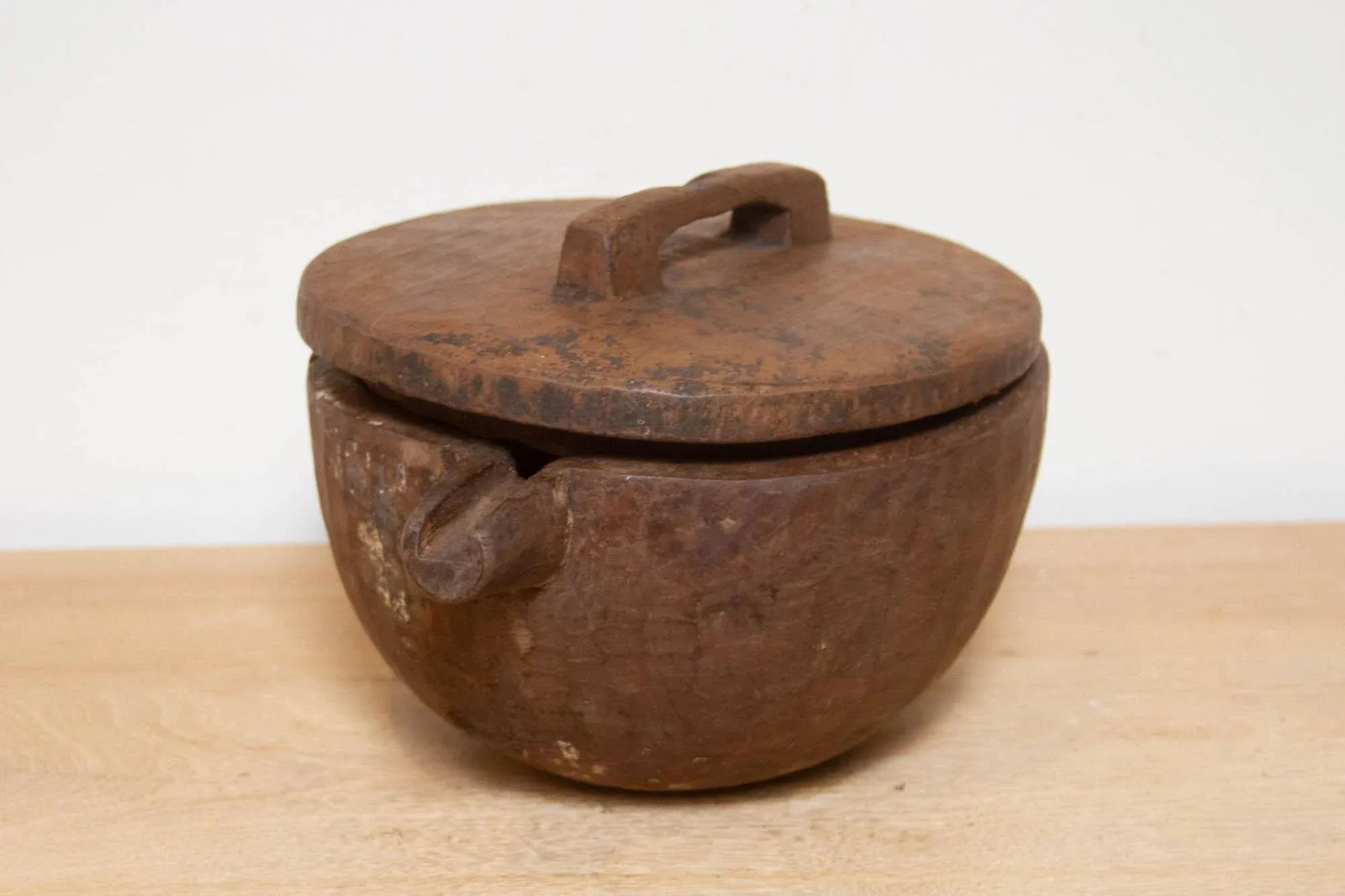 Antique Naga Tureen Wood Bowl - 3