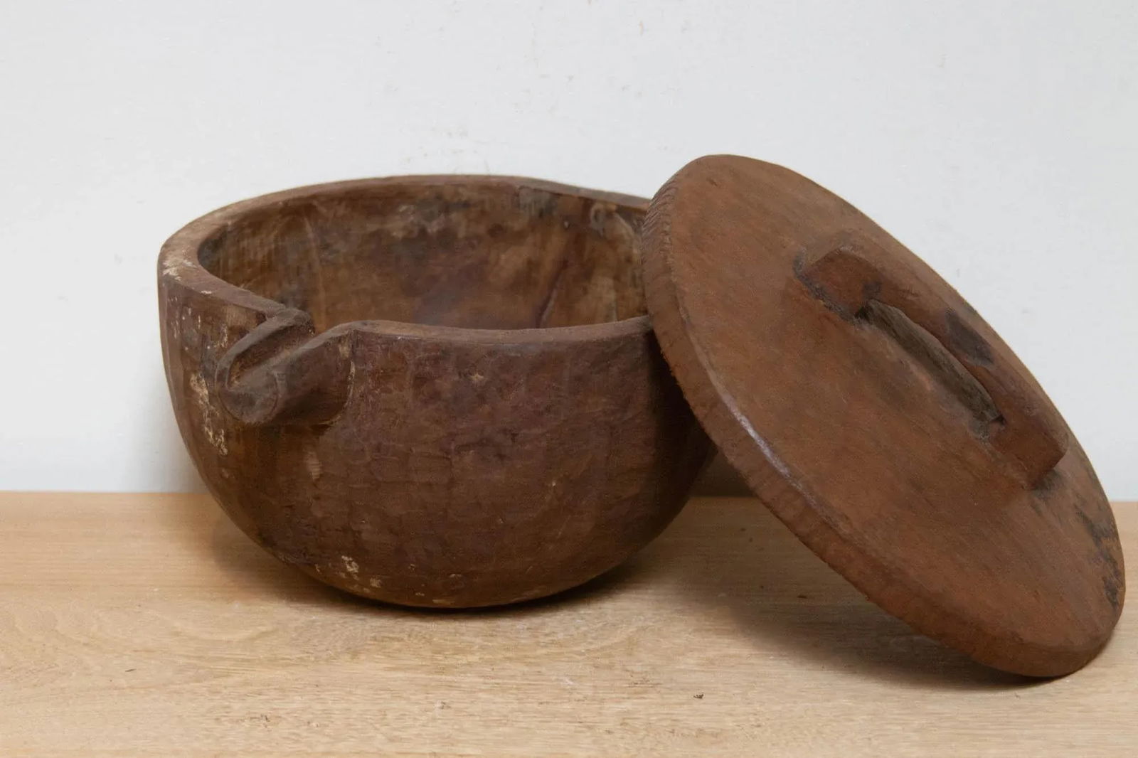 Antique Naga Tureen Wood Bowl - 5