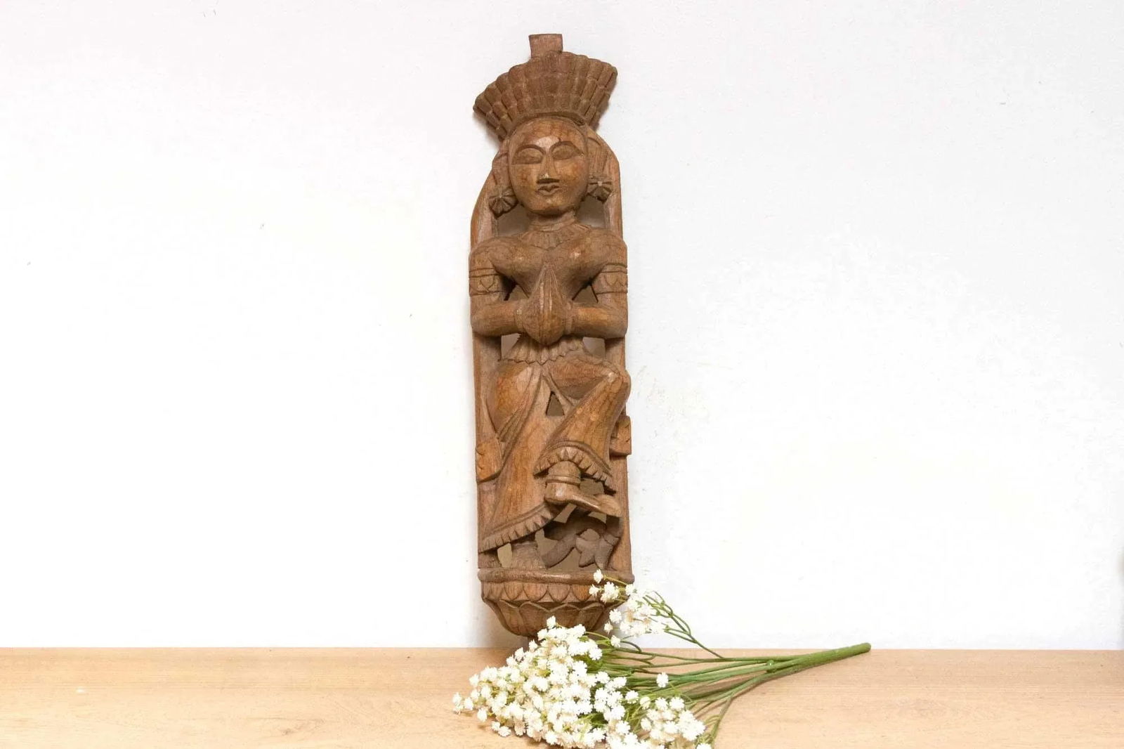 Manjira Hand Carved Dancer - 2