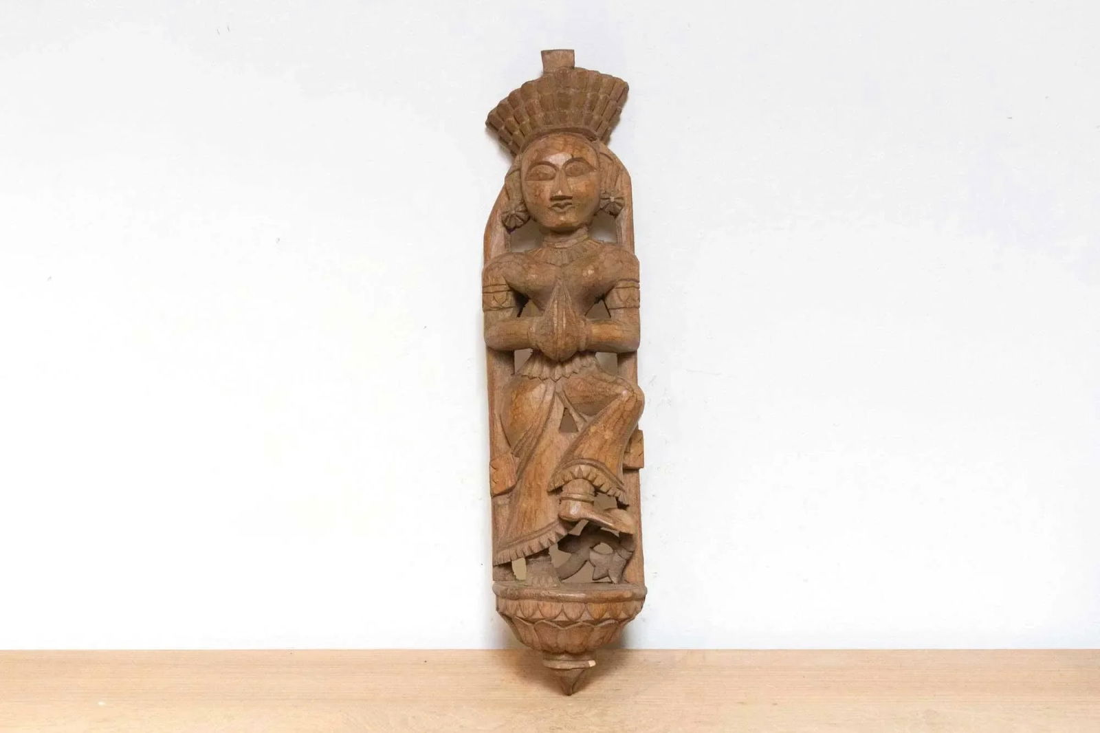 Manjira Hand Carved Dancer - 3