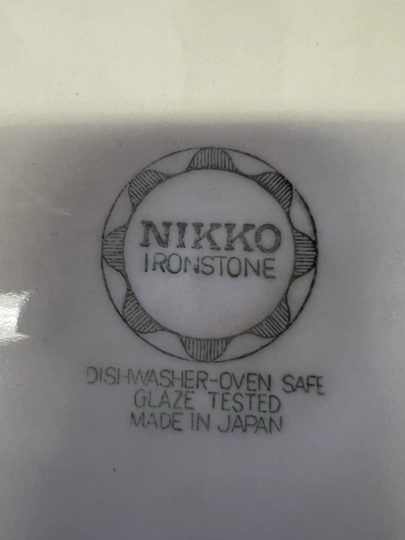 Mid Century Flower Plate by Nikko - 3