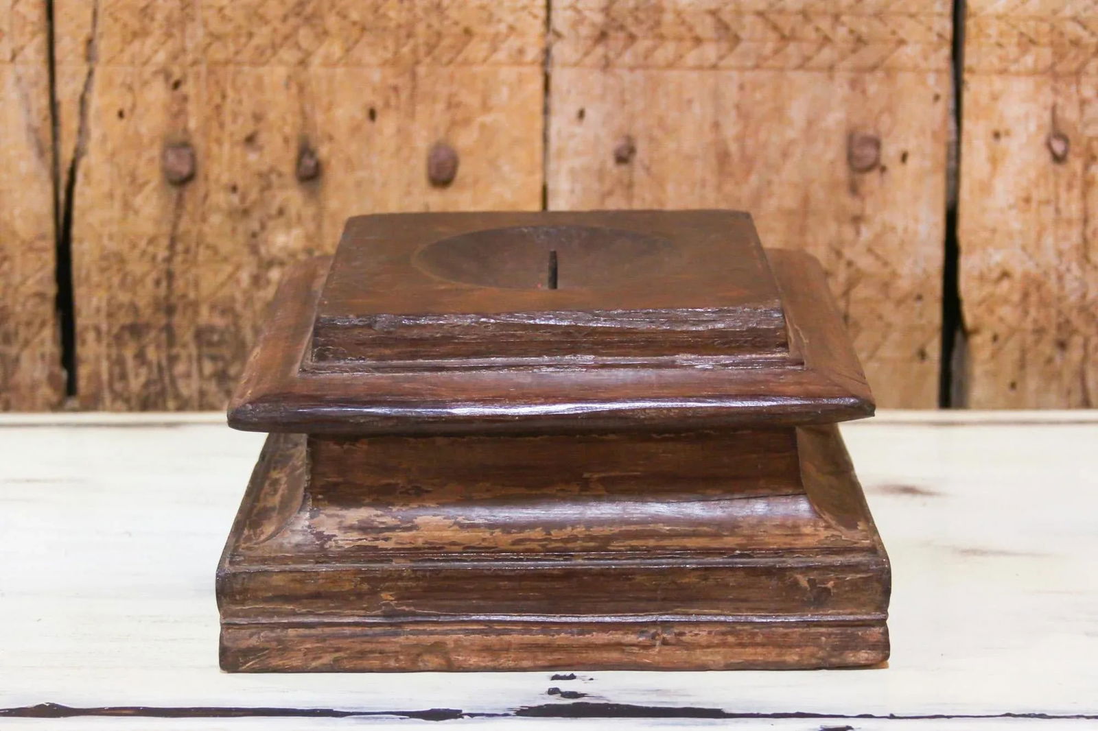 19th Century Architectural Candle Holder - 3