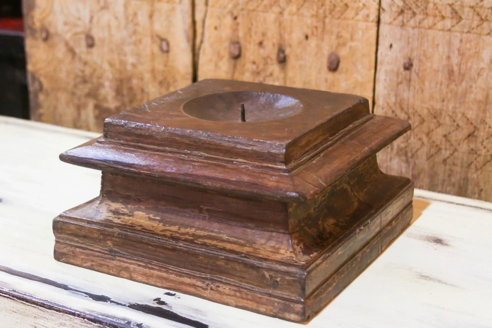 19th Century Architectural Candle Holder - 4