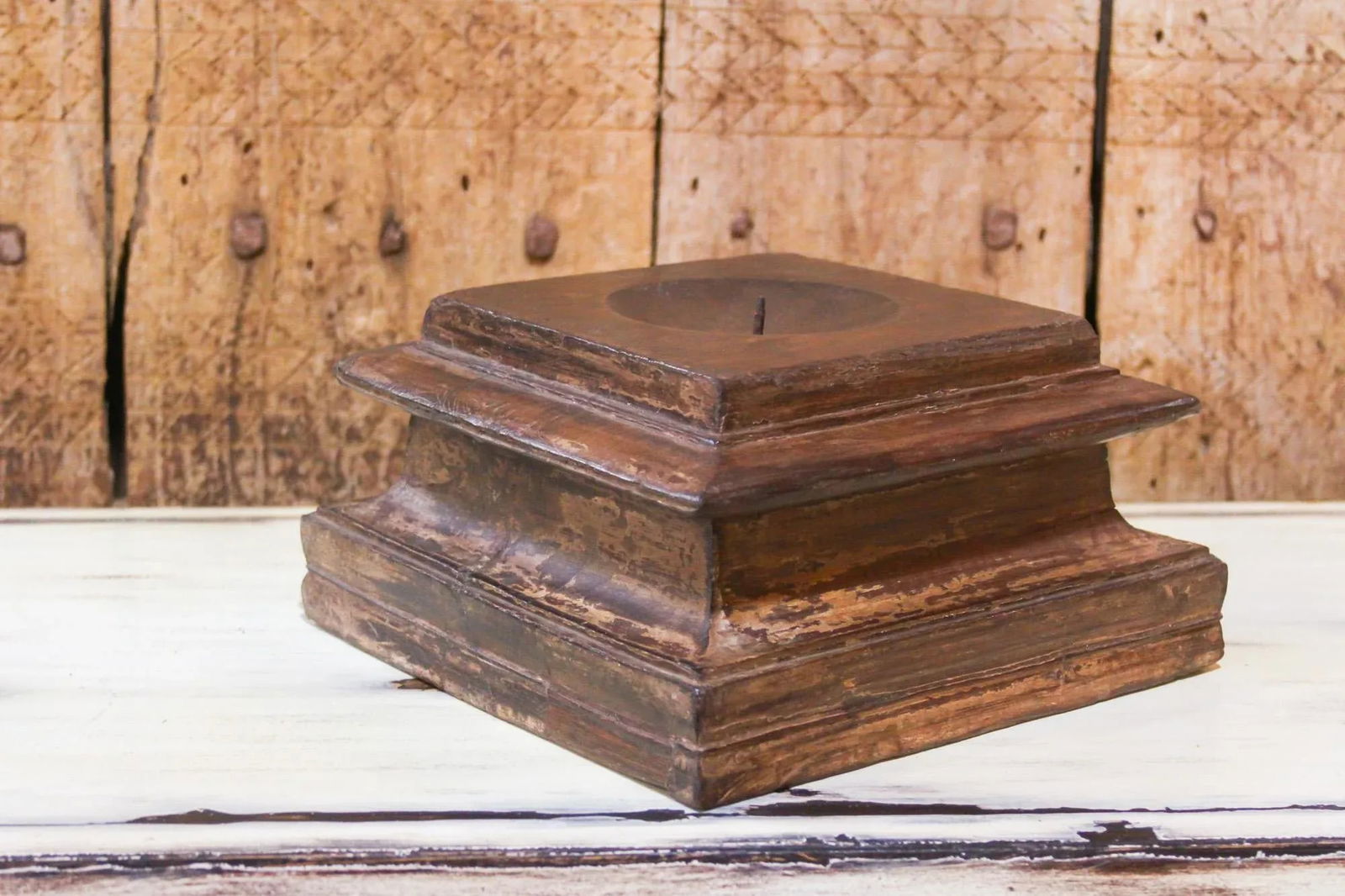 19th Century Architectural Candle Holder - 5