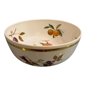 Vintage Evesham by Royal Worcester 10" Salad Bowl Made in England