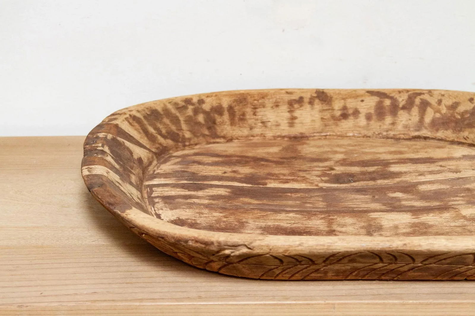 Vintage Dough Bowl-Baja - 4