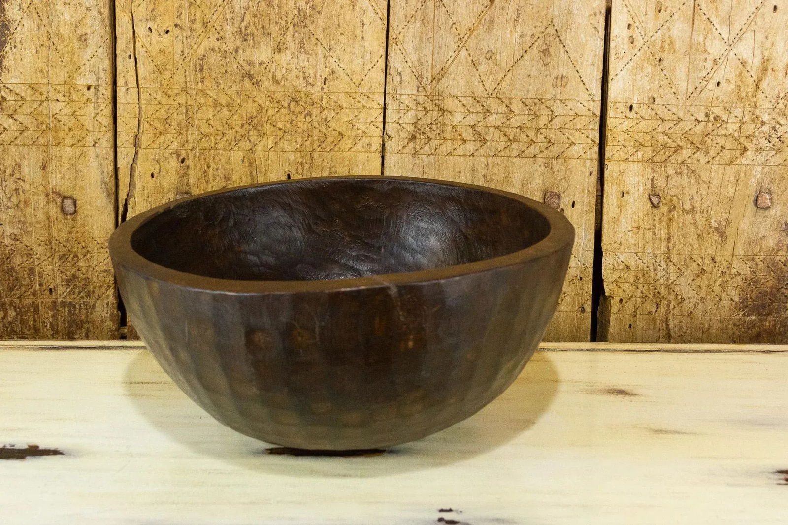 19th Century Rupa Handhewn Nepalese Bowl - 3