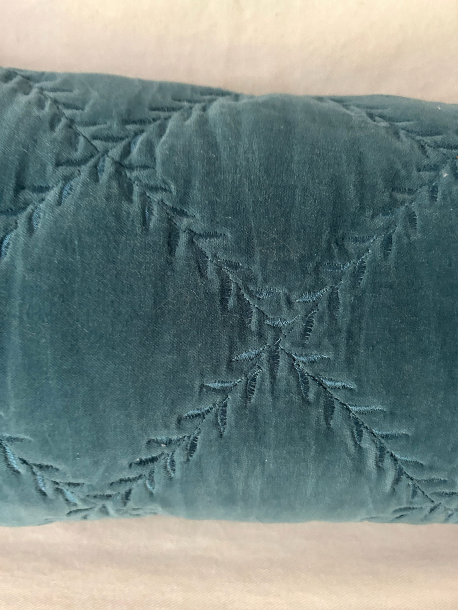 Bella Notte and Linen Long Lumber Pillow in Cenote - 9