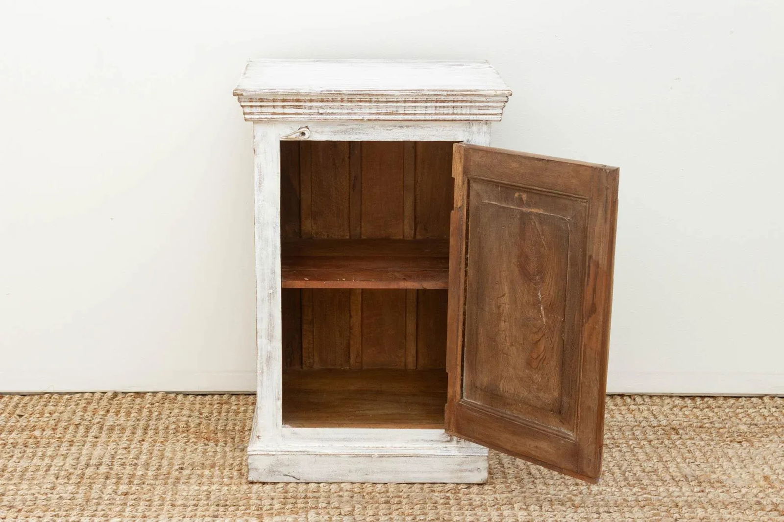 Whitewash Moorish Star Slim Cabinet - 5