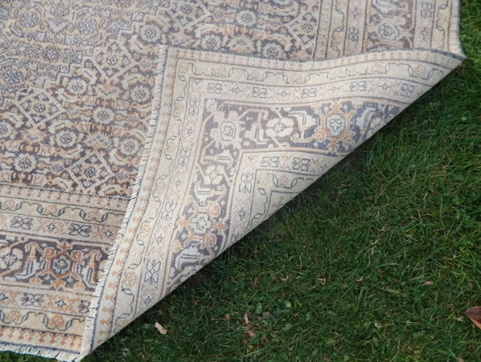 Vintage Turkish Soft Color Oushak Rug 8' X 10' - 12