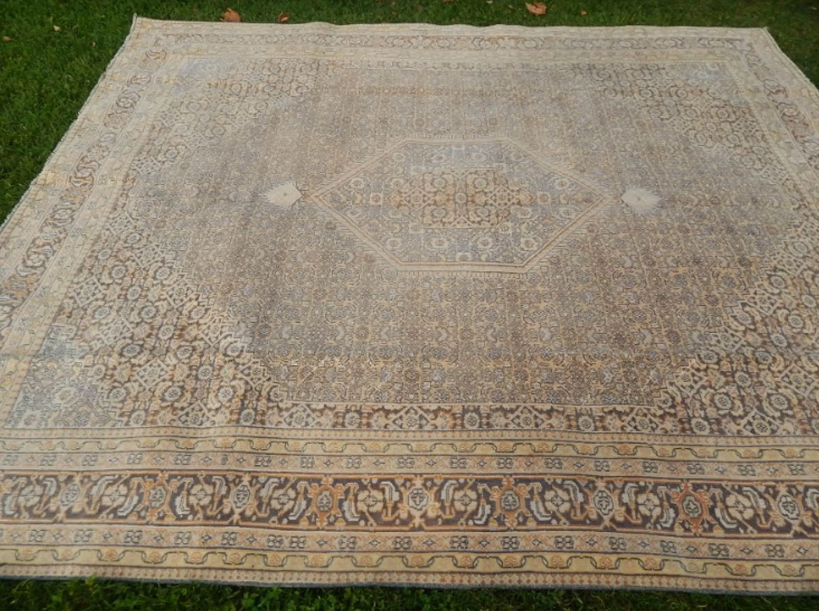 Vintage Turkish Soft Color Oushak Rug 8' X 10' - 4