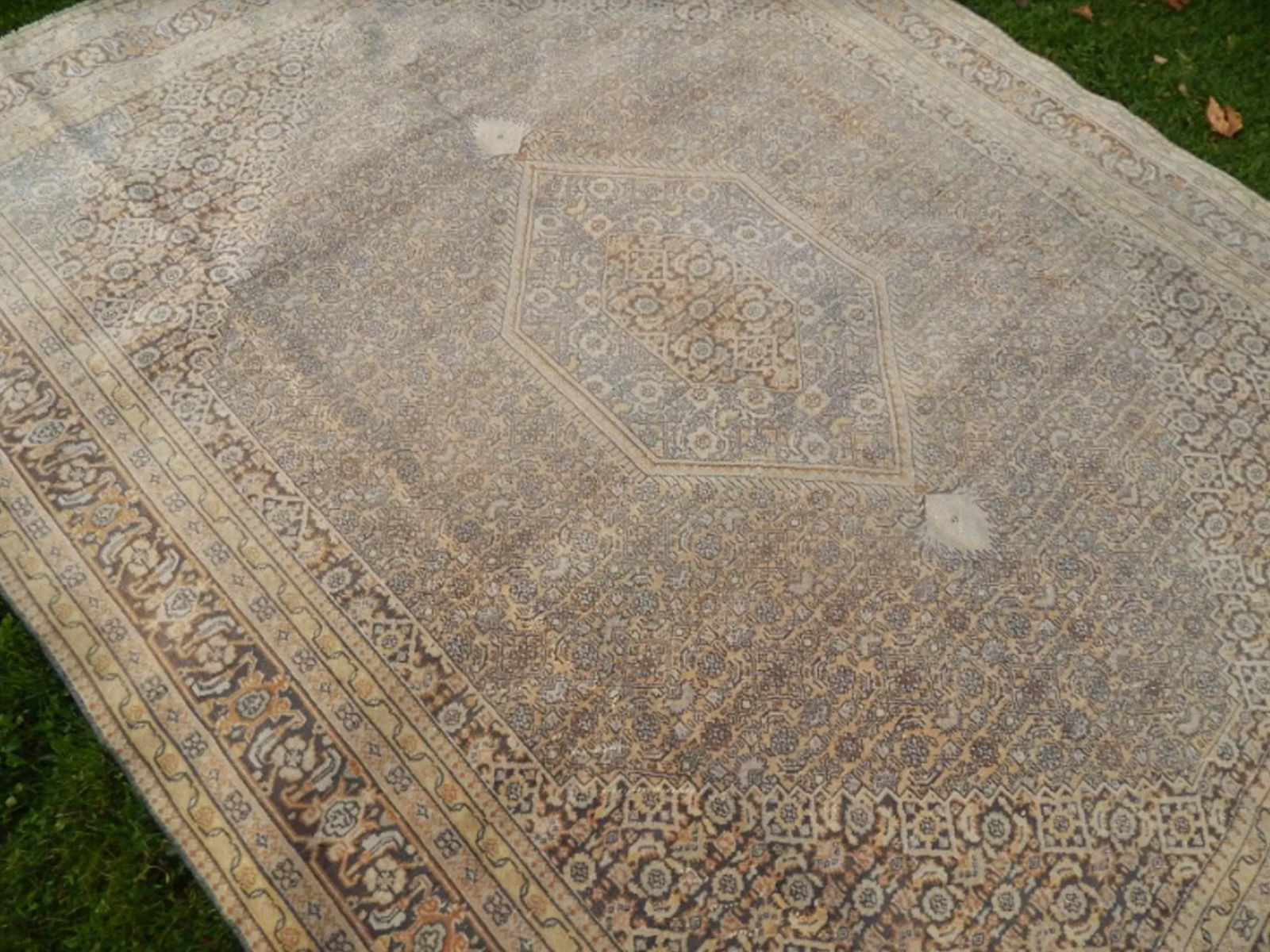 Vintage Turkish Soft Color Oushak Rug 8' X 10' - 5