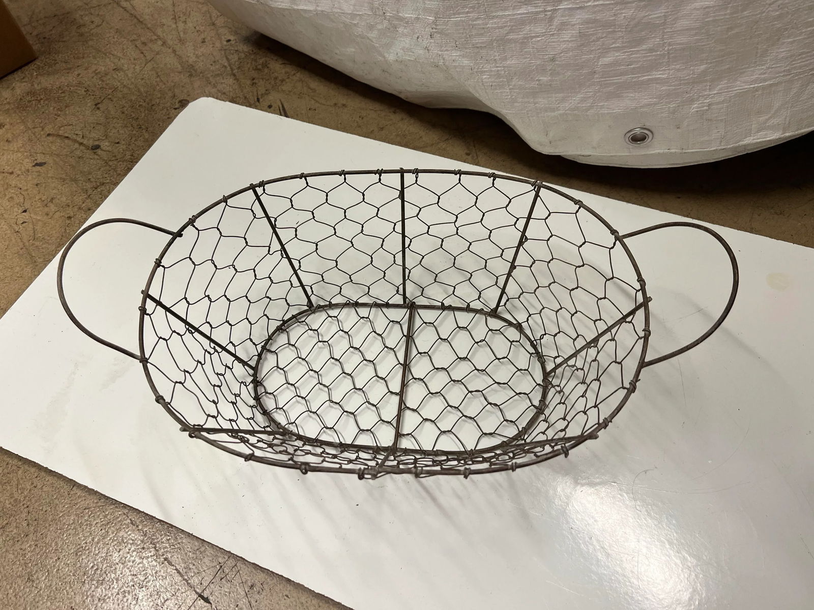 Mid 20th Century Small Basket with Handles - 2