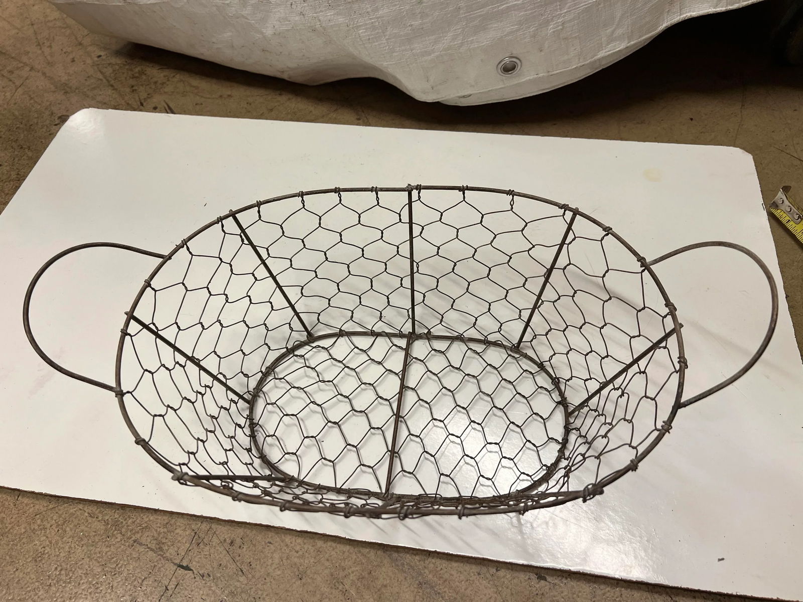 Mid 20th Century Small Basket with Handles - 3