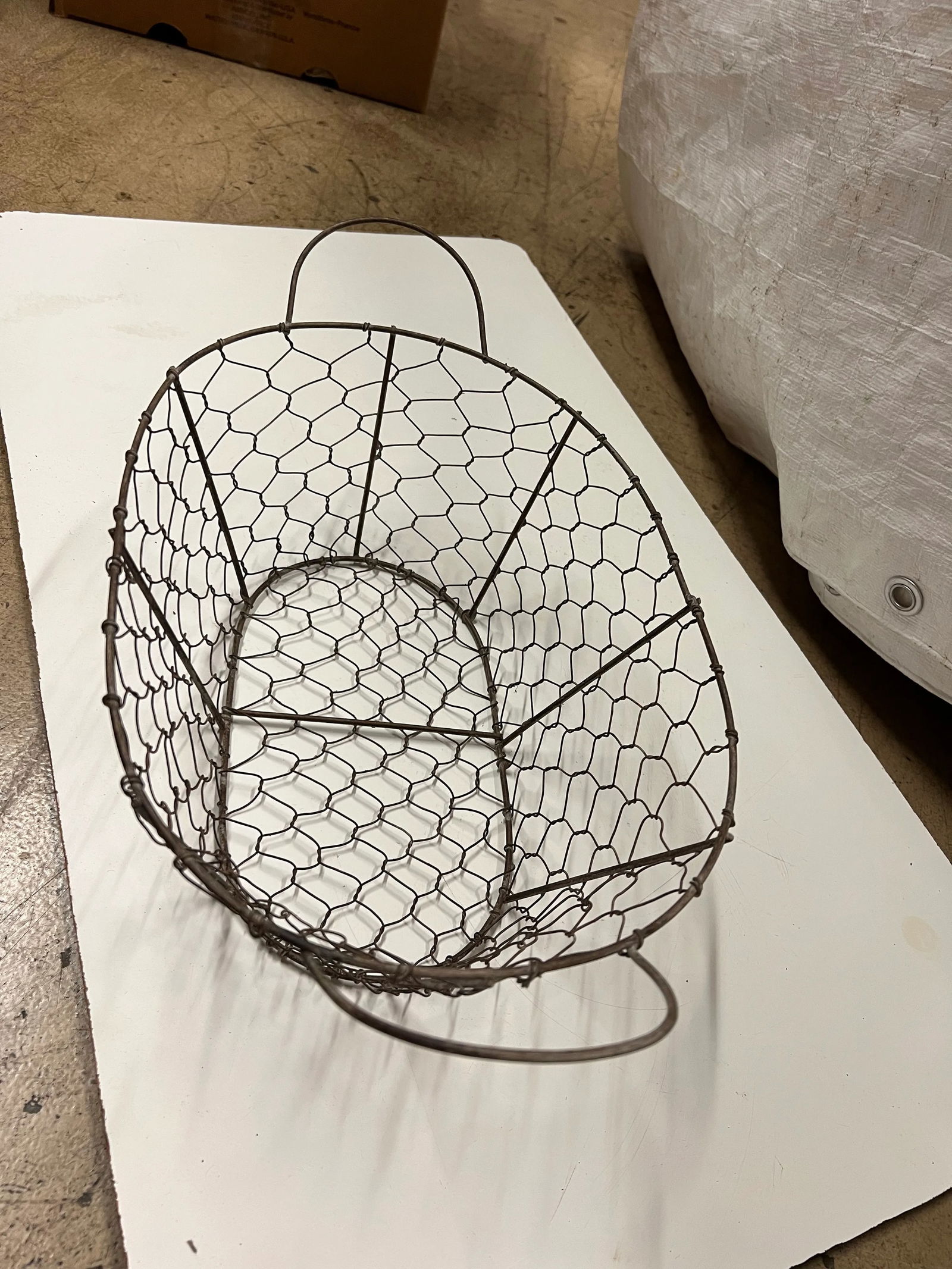 Mid 20th Century Small Basket with Handles - 4